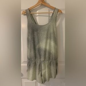 Lululemon Dry Fit Romper Green / Gray Size 8
